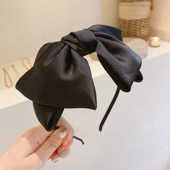 Big Bows Hairband Silk Fabric HeadBand For Girls Teens