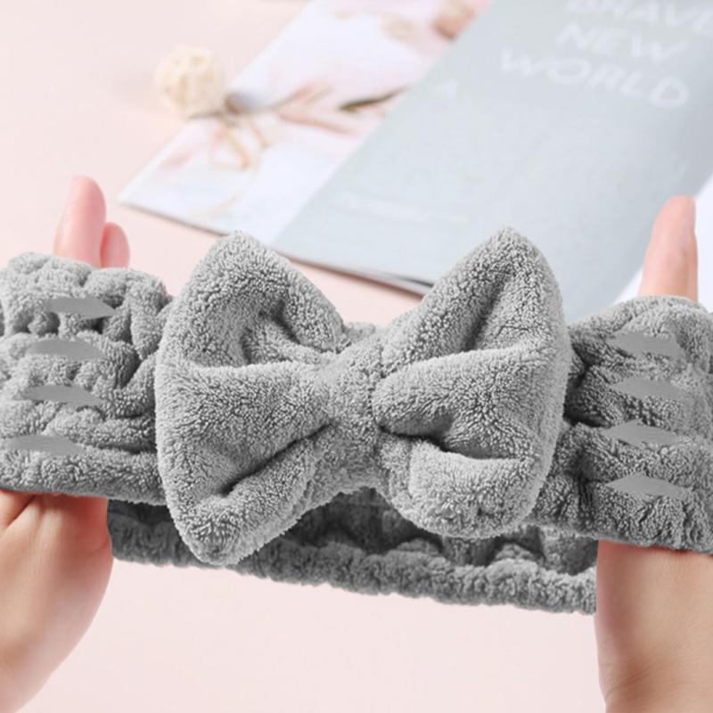 Spa Headband & Wristband Set for Face Wash