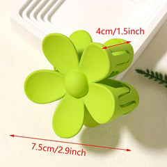 Flower Hair Claw Clips for Women Non Slip Hair Clamps Barrettes