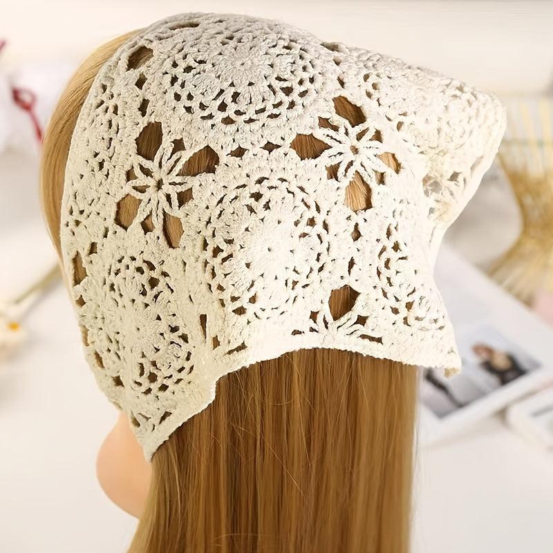 Bohemian Knit Headband Women Vintage Hair Accessory
