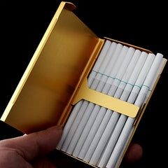 Aluminum Alloy Thin Cigarette Case Holder Pocket Box