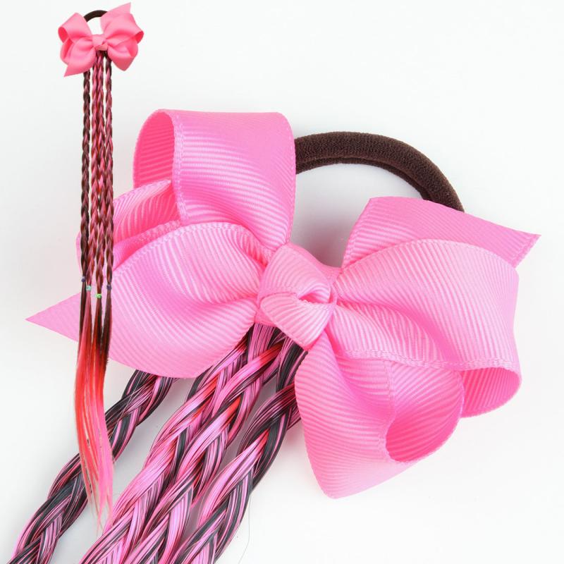 Colorful Braided Hair Extensions Ponytails