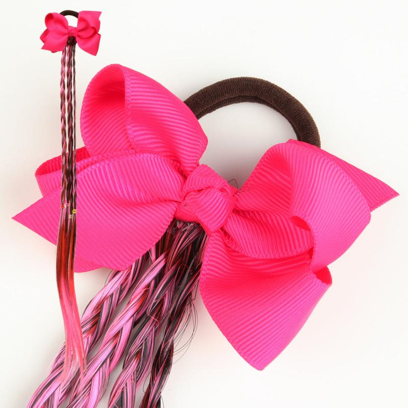 Colorful Braided Hair Extensions Ponytails