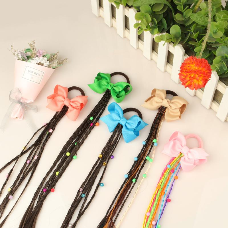 Colorful Braided Hair Extensions Ponytails