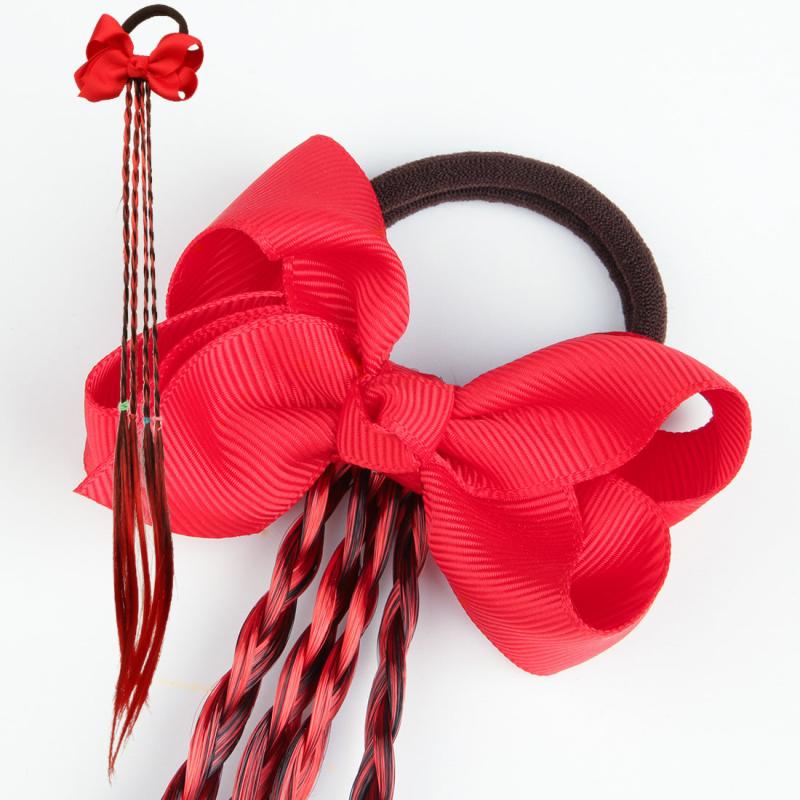 Colorful Braided Hair Extensions Ponytails