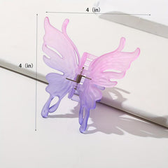 Matte Butterfly Hair Claw Clip Strong Hold Grip Hair Jaw Clip