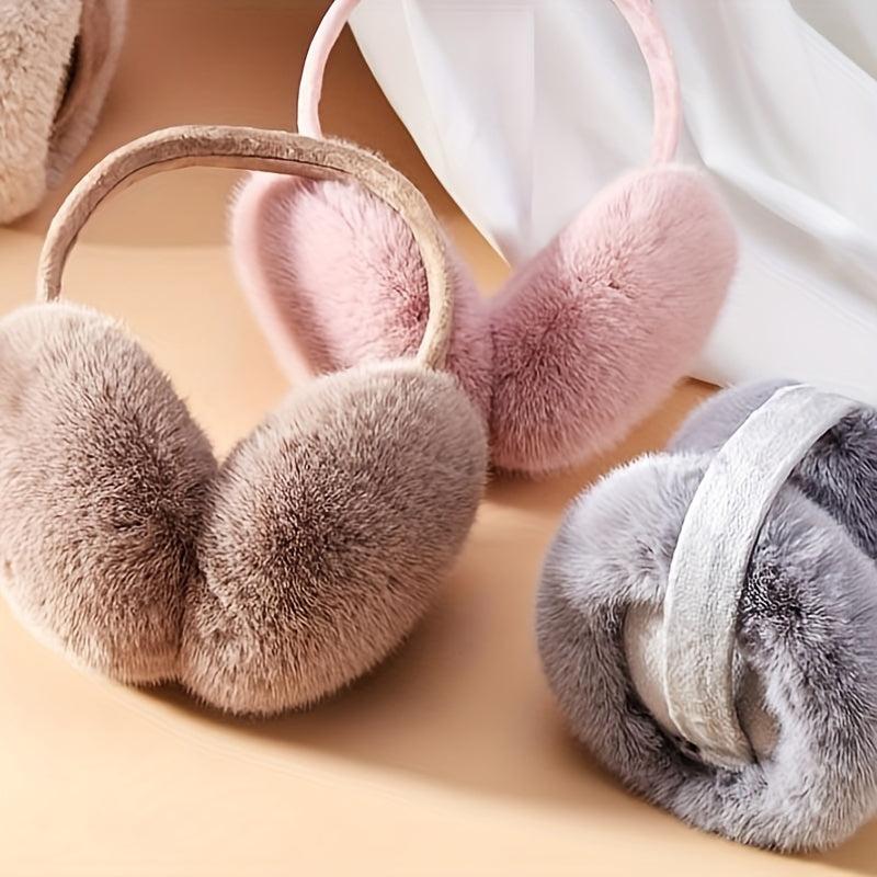 Winter Fleece Ear Warmers Earmuffs for Cold Weather
