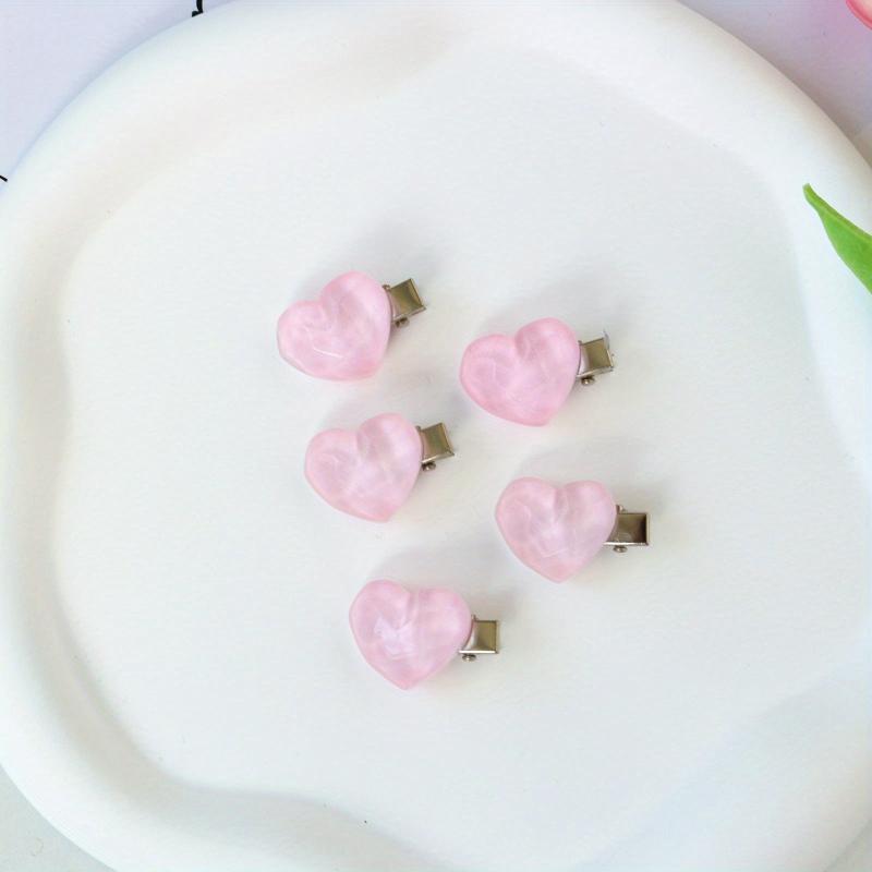 5pcs Flower Hair Clips Duckbill Hair Pins Barrettes for Girls Women