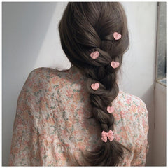 5pcs Flower Hair Clips Duckbill Hair Pins Barrettes for Girls Women