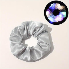 LED Luminous Scrunchies Ponytail Headwear Elastic Hair Tie