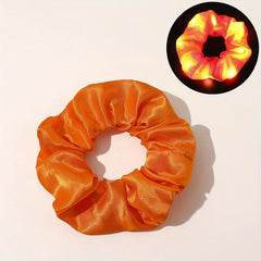 LED Luminous Scrunchies Ponytail Headwear Elastic Hair Tie