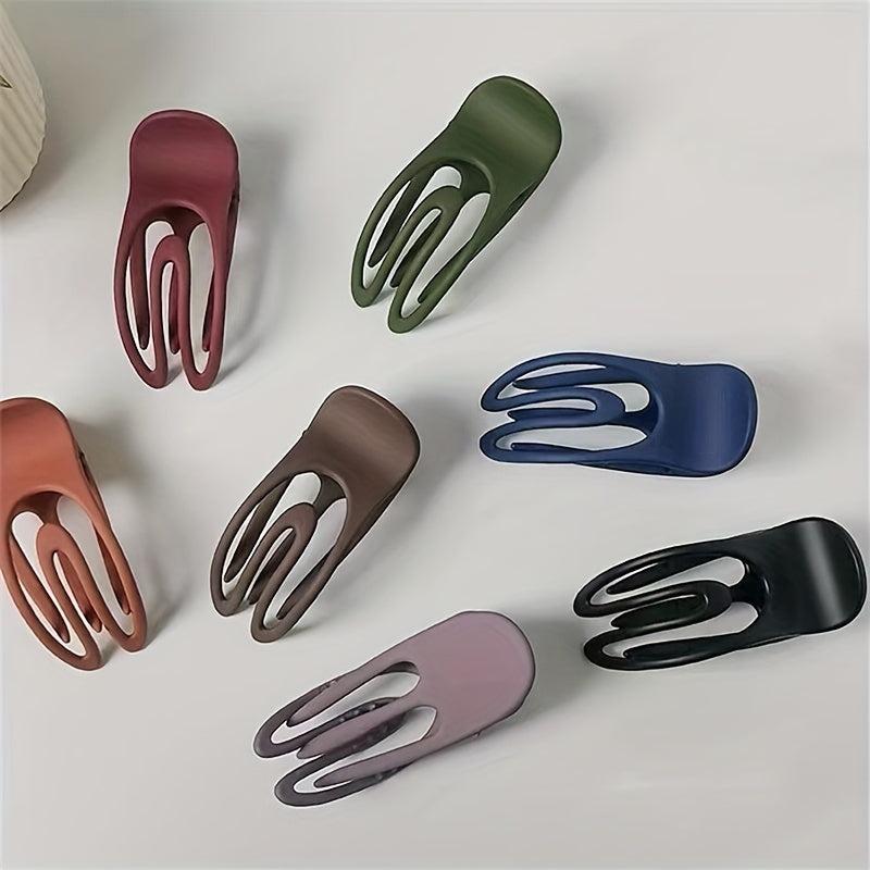 Hairpin Toothed Hollow U-shaped Hairpin Back Head Ponytail Clip