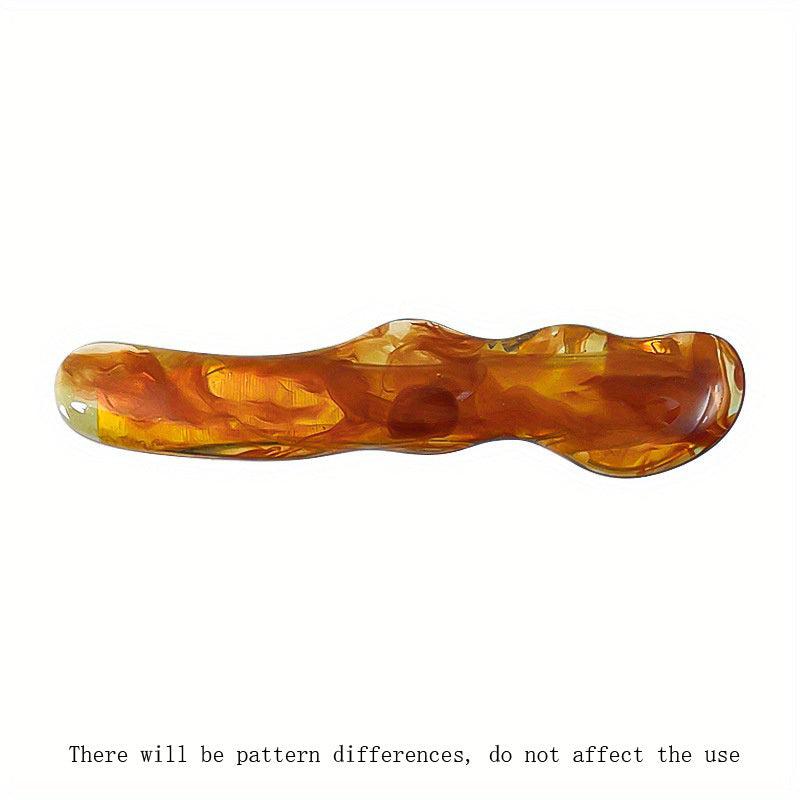 Leopard Pattern Resin Hair Clip for Women Girls