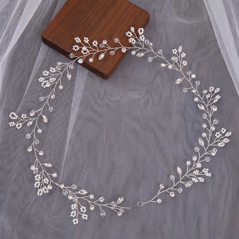 First Communion Flower Headband Hairband Wedding Bridal Headpiece