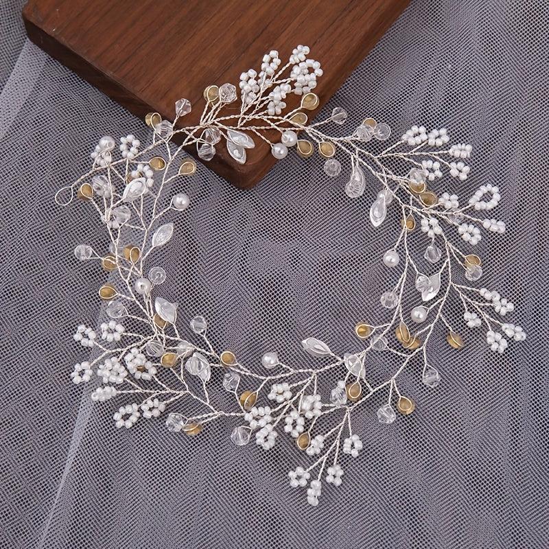 First Communion Flower Headband Hairband Wedding Bridal Headpiece