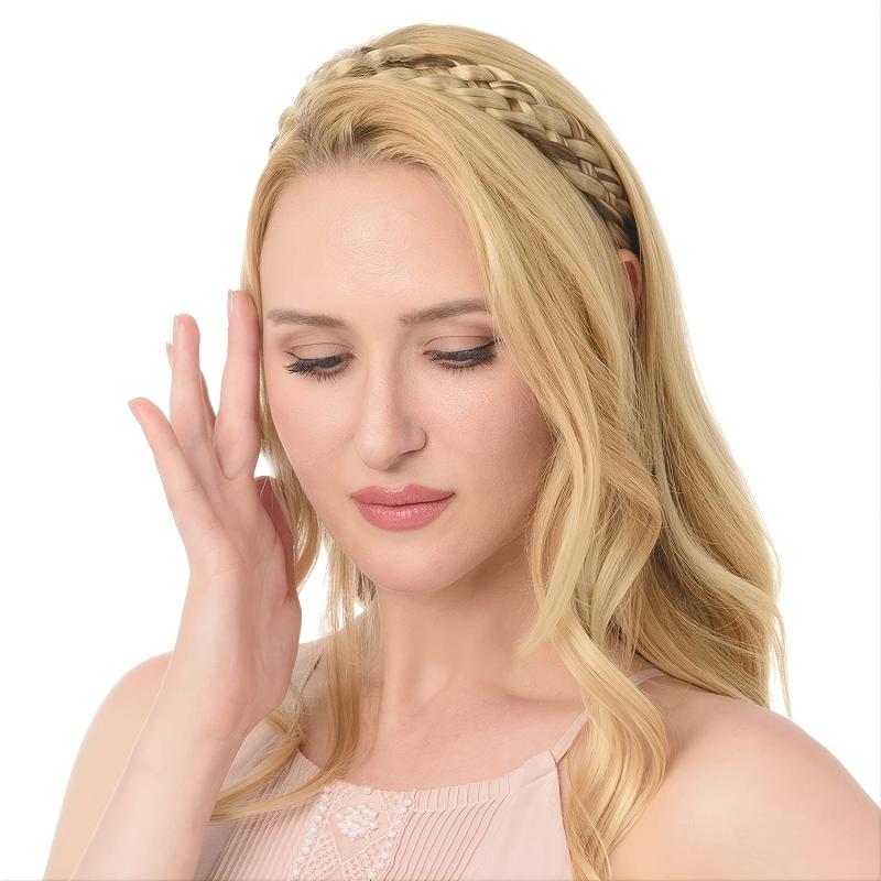 Women Braided Headband Hairpiece Hair Band Hair Accessories