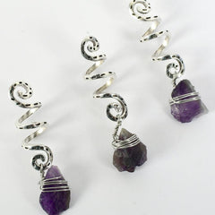 3pcs Crystal Hair Jewelry Set for Women Goddess Dreadlocks Accessories Kit