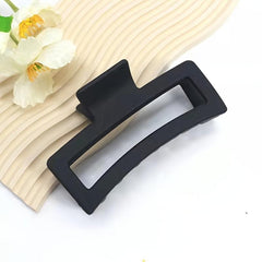 Matte Geometric Hair Claw Clip for Thick Hair
