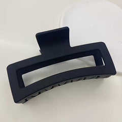Matte Geometric Hair Claw Clip for Thick Hair
