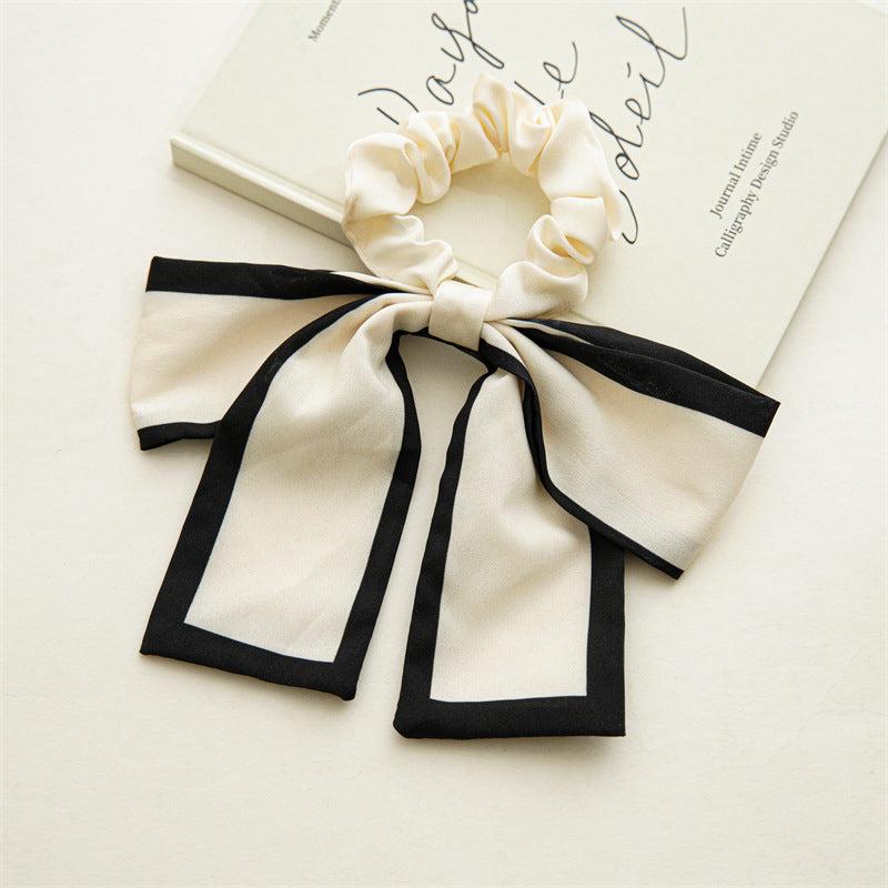 Bow Knot Hair Tie Women's Head Rope Streamer Big Hair Tie And Gentle Headdress