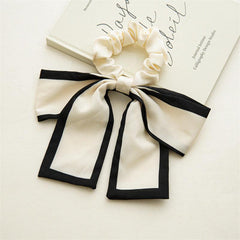Bow Knot Hair Tie Women's Head Rope Streamer Big Hair Tie And Gentle Headdress