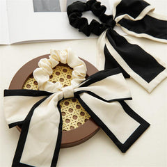 Bow Knot Hair Tie Women's Head Rope Streamer Big Hair Tie And Gentle Headdress