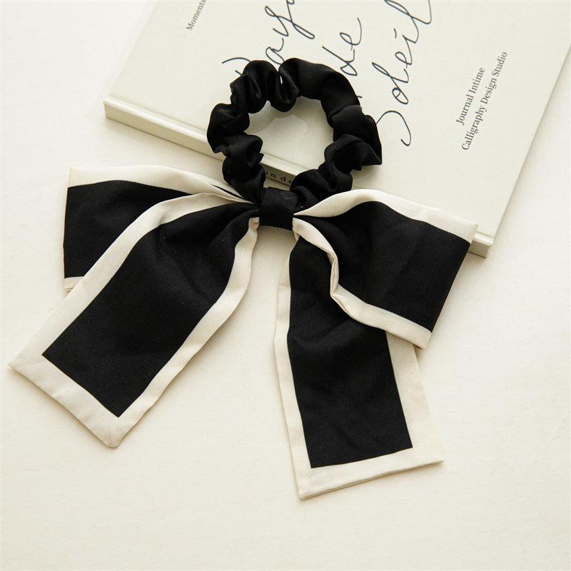Bow Knot Hair Tie Women's Head Rope Streamer Big Hair Tie And Gentle Headdress