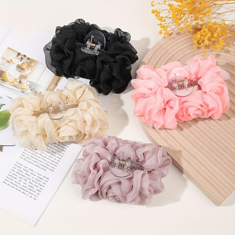 Large Solid Hair Claw Hair Accessories Shark Claw