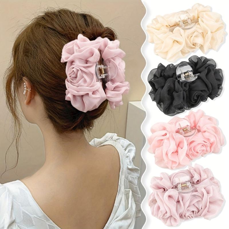Large Solid Hair Claw Hair Accessories Shark Claw
