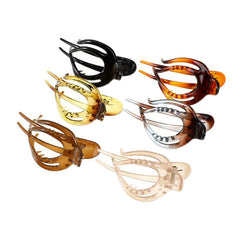 Hollow Out Hair Claw Clips Strong Hold Grip Hair Jaw Clip For Thin Hair