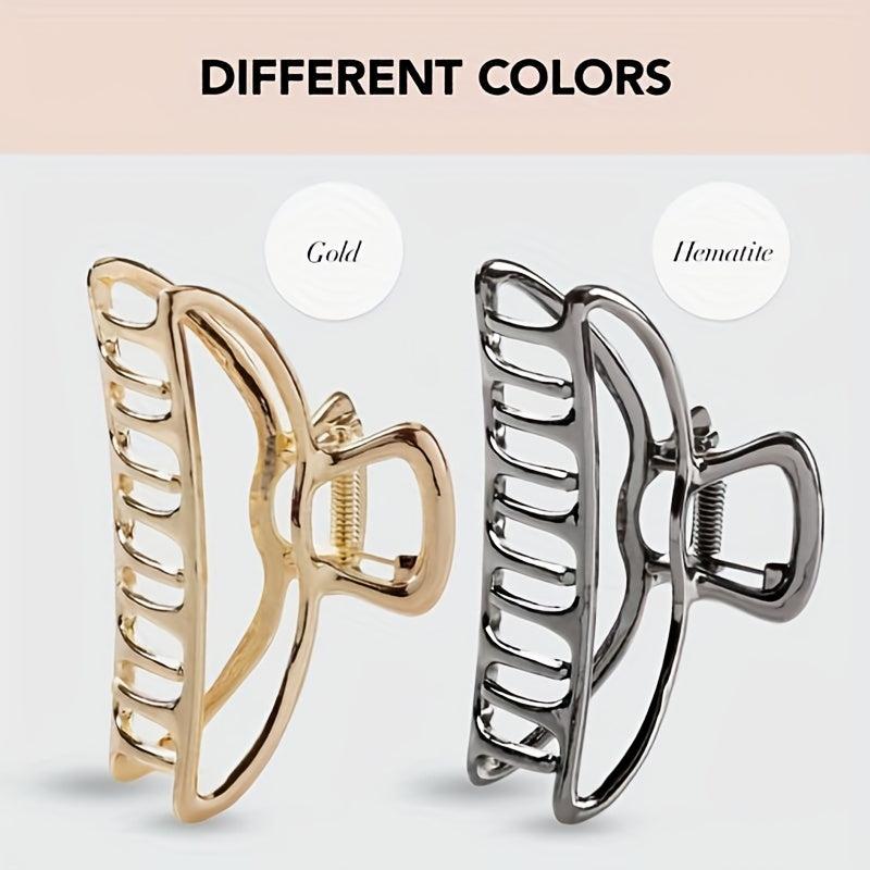 Metal Hair Claw Clip Strong Hold for Women Girls
