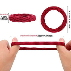 60 Seamless Hair Bands Ponytail Holder Elastic Hair Ties for Women Girls