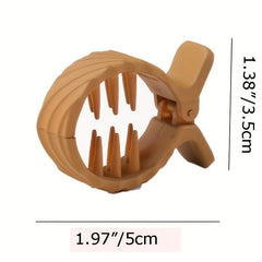 Matte Hair Claw Ponytail Holder Solid Shark Claw Hair Accessories