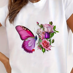 6pcs Butterfly Pattern Iron on Stickers for T shirt Backpack Pillow