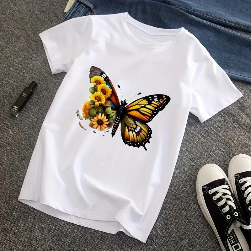 6pcs Butterfly Pattern Iron on Stickers for T shirt Backpack Pillow