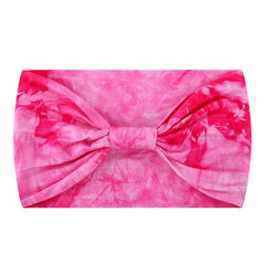 Tie Dye Headband Elastic Sweatband Turban Hair Accessories