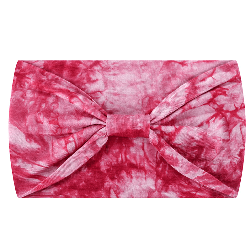 Tie Dye Headband Elastic Sweatband Turban Hair Accessories