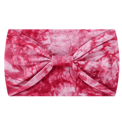 Tie Dye Headband Elastic Sweatband Turban Hair Accessories