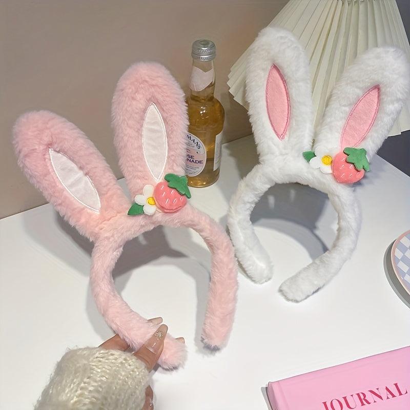 Cartoon Rabbit Ears Headband for Skincare & Haircare