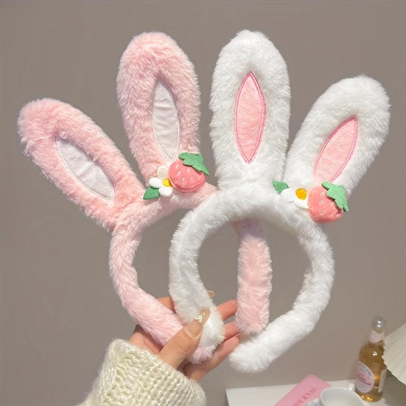 Cartoon Rabbit Ears Headband for Skincare & Haircare