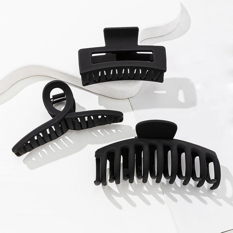 3pcs Hair Claw Clip Set Strong Hold Hairpin Hair Accessories