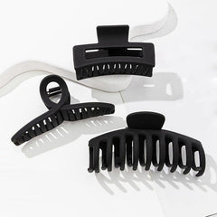 3pcs Hair Claw Clip Set Strong Hold Hairpin Hair Accessories