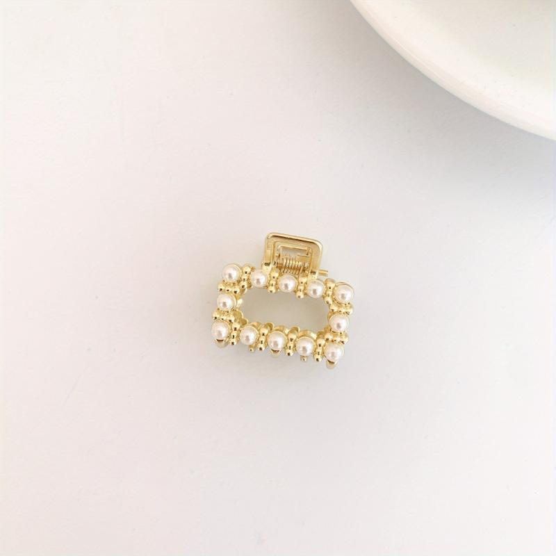 Small Hair Claw Rhinestone Clip, Multiple Pattern Grab