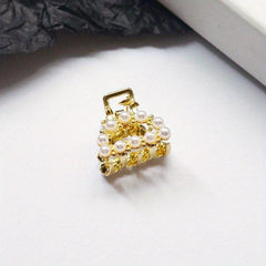 Small Hair Claw Rhinestone Clip, Multiple Pattern Grab