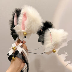 Cat Ears Headband Halloween Plush Fox Cat Ears Hair Hoop