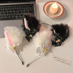 Cat Ears Headband Halloween Plush Fox Cat Ears Hair Hoop