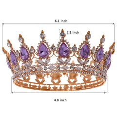 Crystal Queen Crowns Rhinestone Wedding Tiara Headband