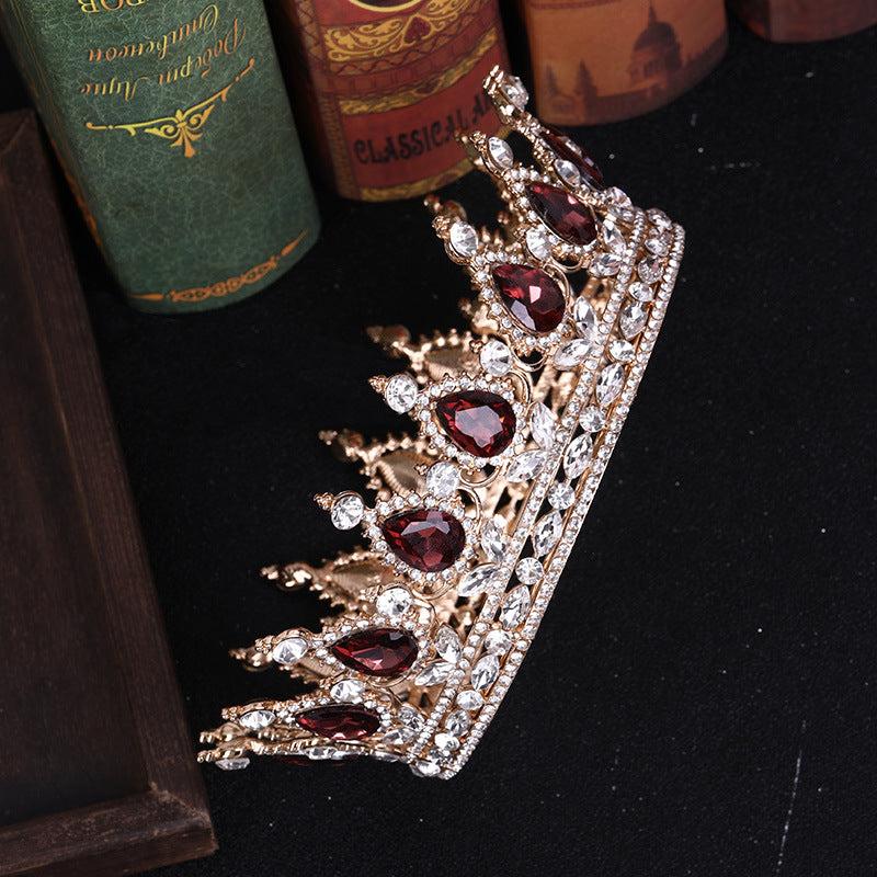 Crystal Queen Crowns Rhinestone Wedding Tiara Headband