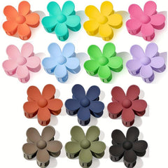 Colorful Flowers Grab Clip Macaroon Shark Clip Bath Headwear