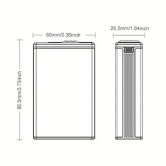Waterproof 20pc Cigarette Case Holder Box